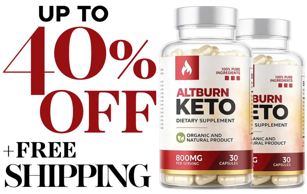 Altburn Keto 40% Off discount offer