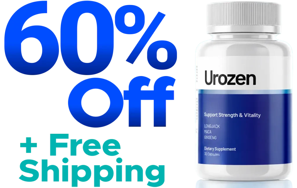 Urozen 60% off discount offer
